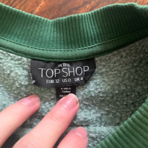 Green cropped sweater - Picture 5 of 6